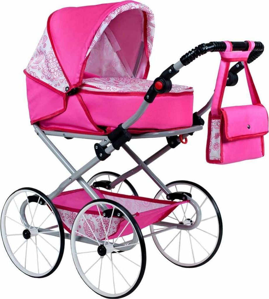 Baby Retro Kinderwagen für Puppen 2in1 New Baby Natálka Produktbild 