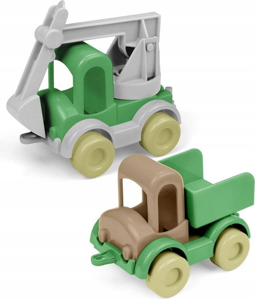 RePlay Kid Cars Kipplaster und Bagger, recyceltes Spielzeugset