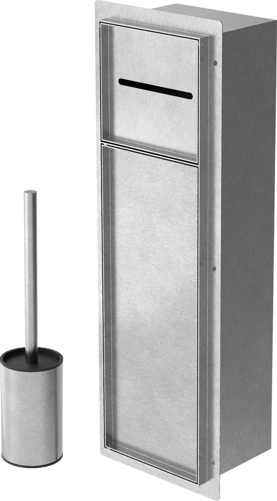 LuxeBath Unterputz-Schrankmodul Edelstahl für die Produktbild 