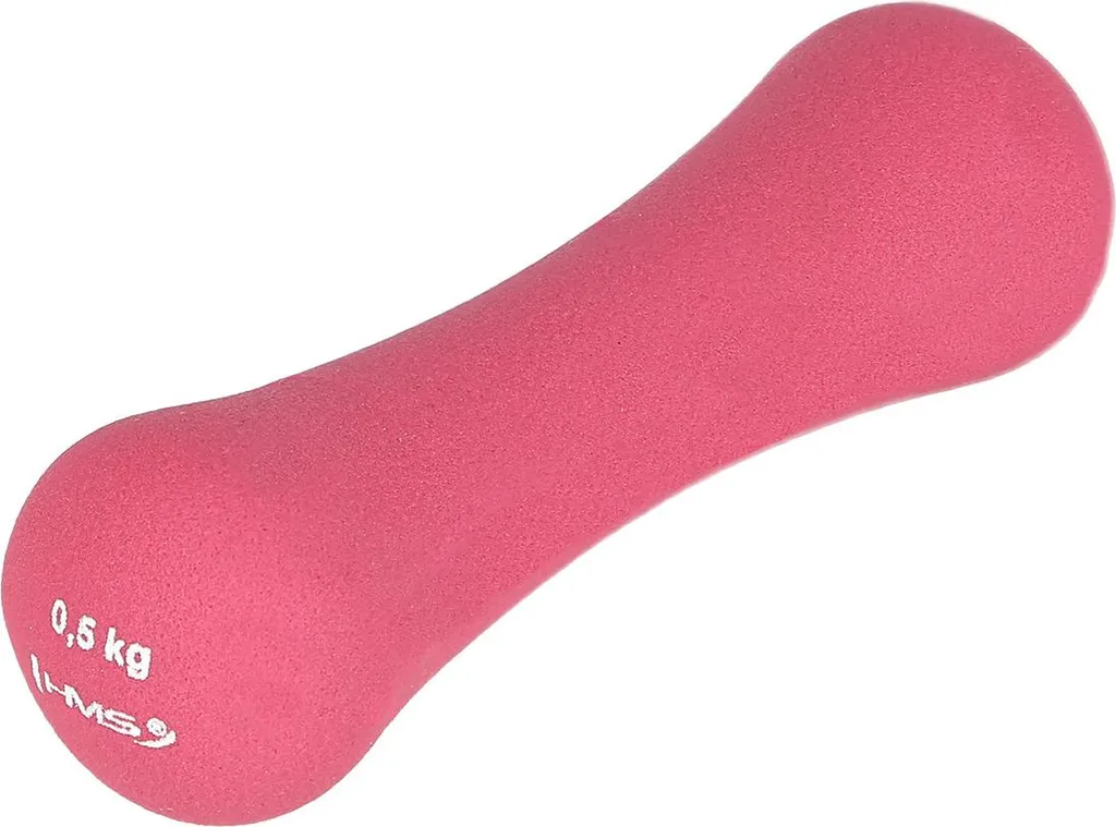 Tronc de Musculation 0,5 kg HMS en Fonte avec Finition Néoprène Doux