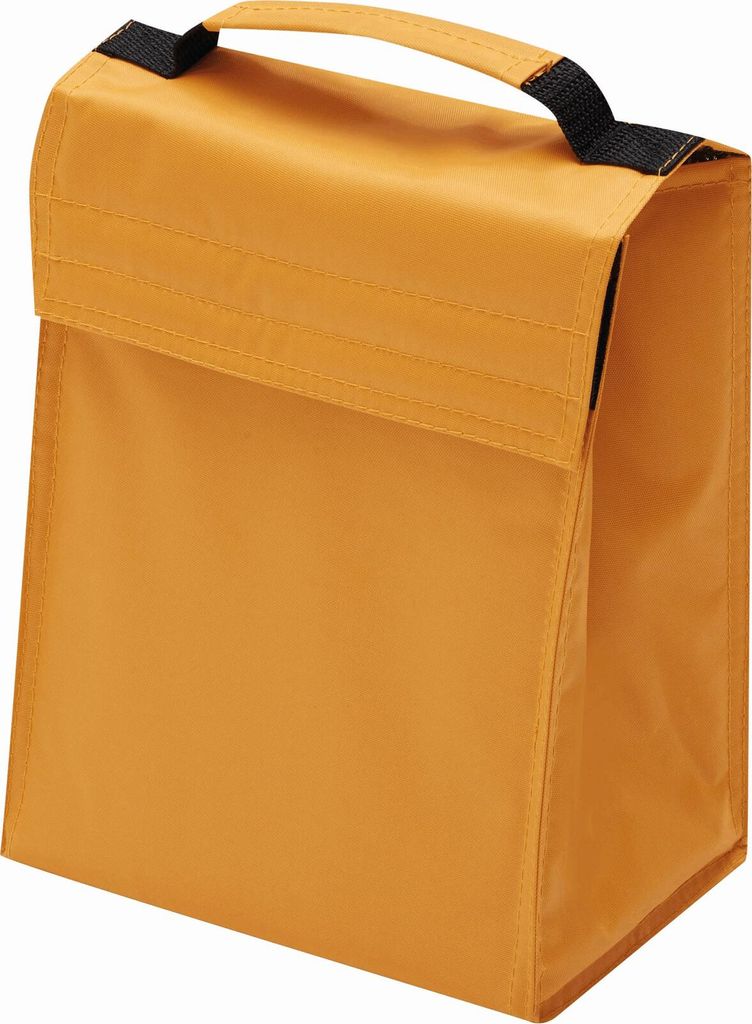 Kleine Kühltasche 20x14x25 – Isoliertasche für Snacks und Getränke, 6 Liter – Robuste Thermotasche, optimaler Isolierung orange