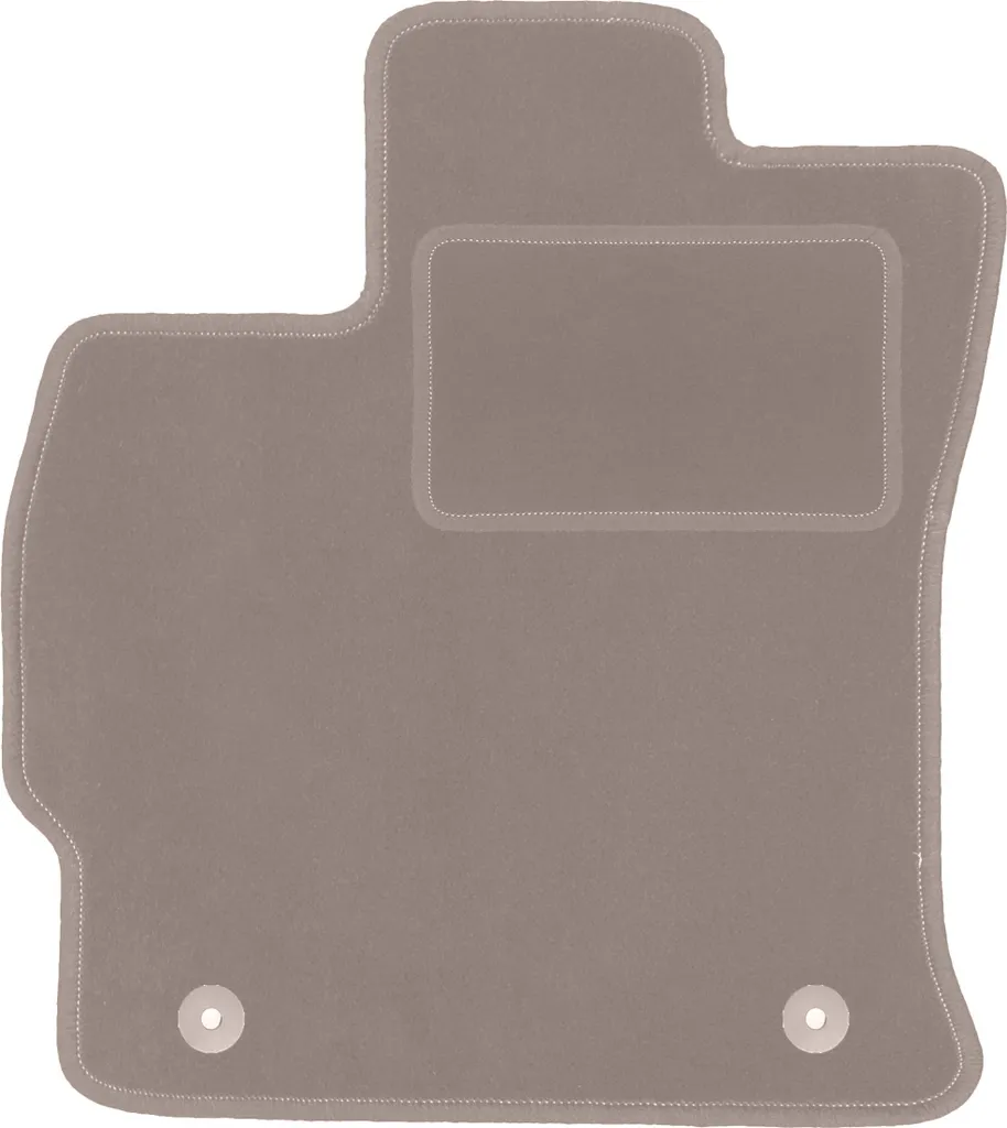 Tappetino Toyota Prius III Plus Beige Velluto - Su Misura con Fissaggi