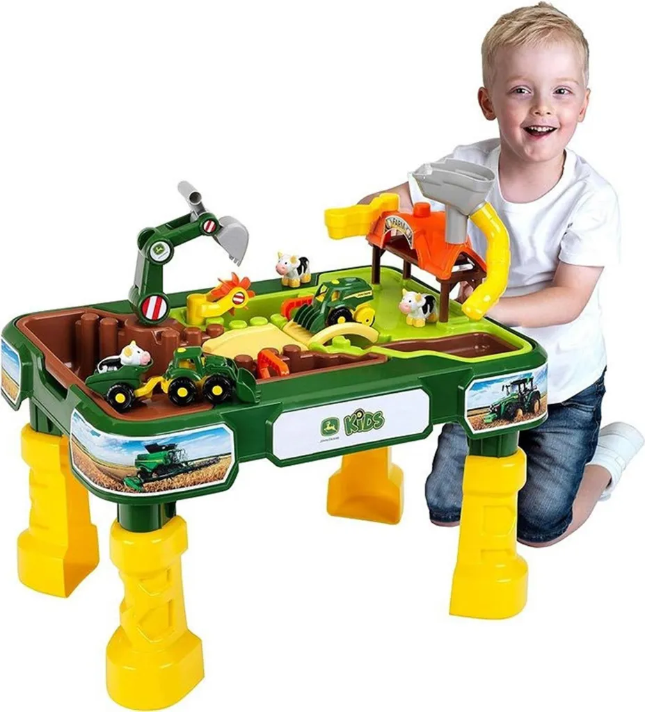 Table de jeu John Deere Farm 2-en-1 avec accessoires de ferme - 13