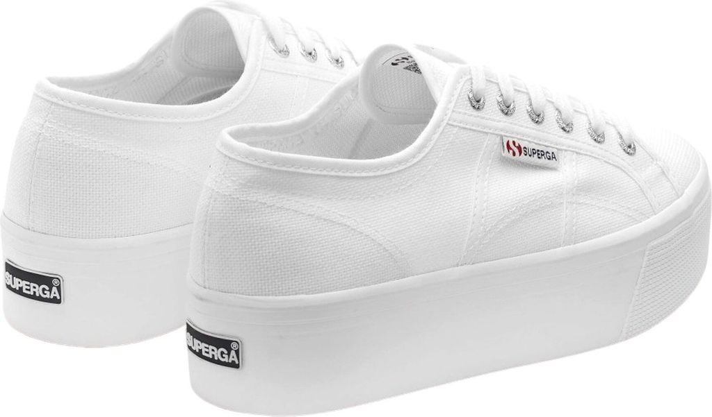 Superga 2790 Cotu Frauen Schnürung Segeltuch Plattform Produktbild 41