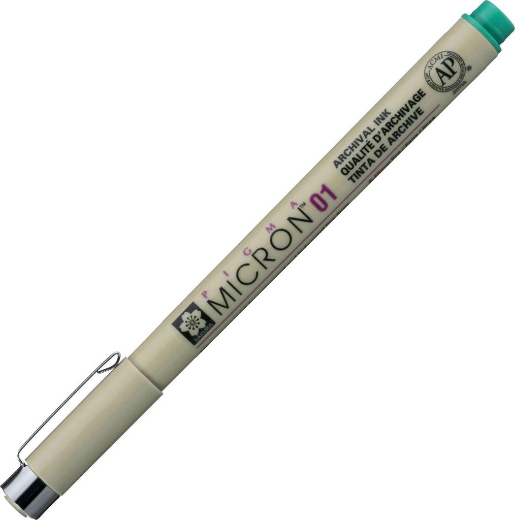 SAKURA Fineliner PIGMA MICRON 01, grn Obrázek produktu 