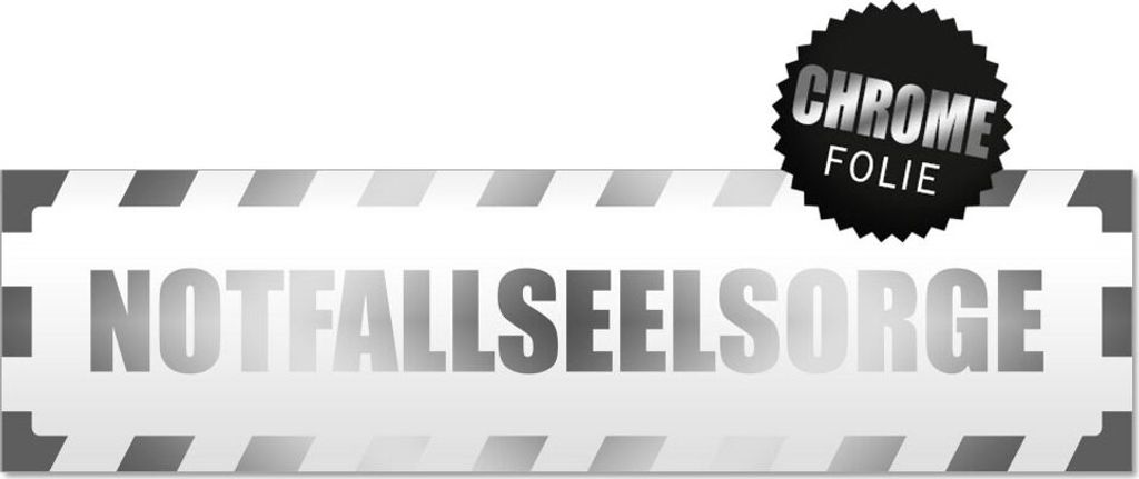 Notfallseelsorge gestreift Magnetschild Schild magnetisch