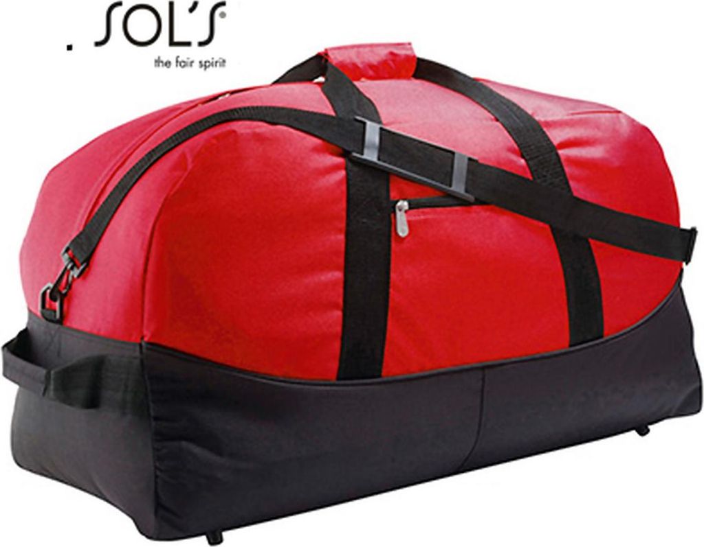 SOLs Bags 70650 | Reisetasche Stadium 65 / 65 x 30 x 28 cm - Farbe: Red/Black - Größe: 65 x 30 x 28 cm