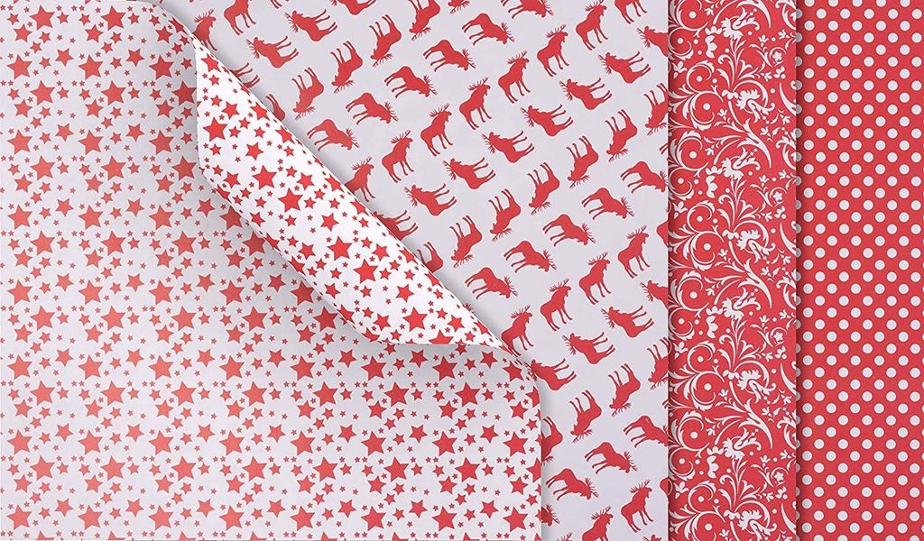 Gebrüder Bertels Faltpapier Scandinavian X-Mas 15x15 cm 110 g/qm Origamipapier