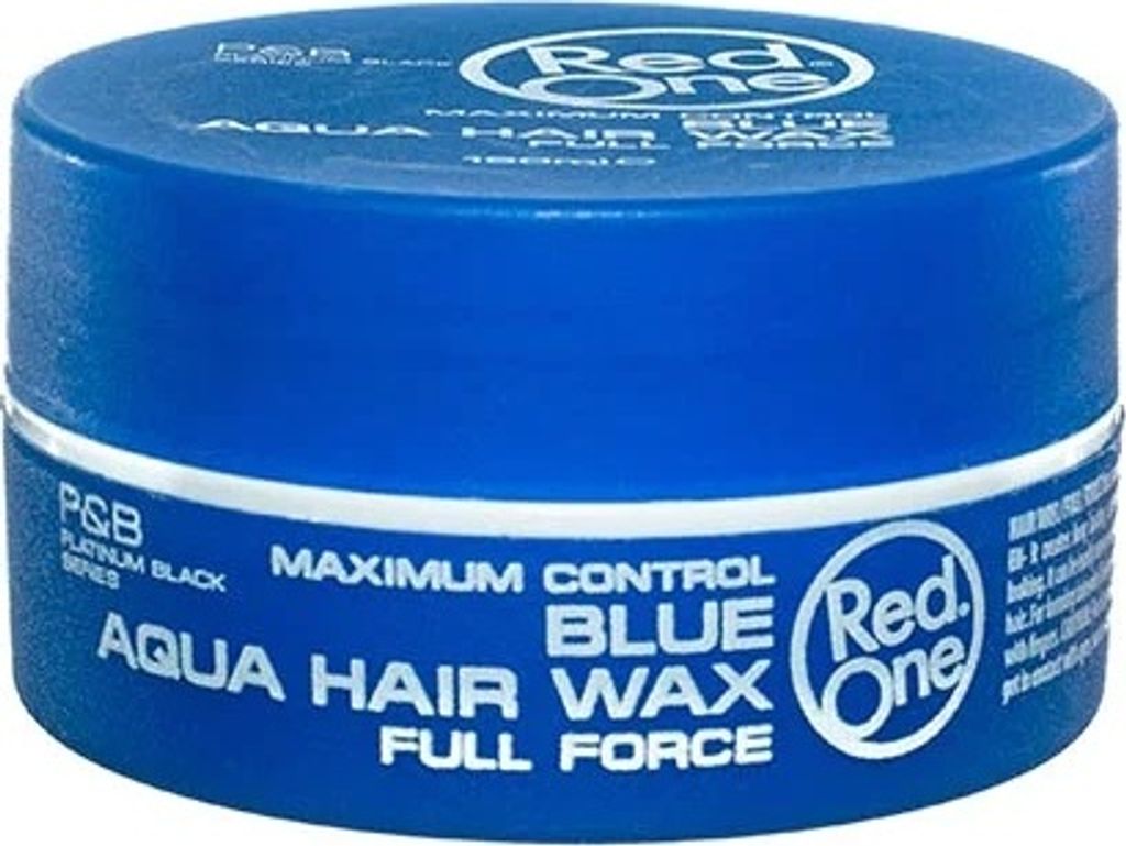 Red One Aqua Haargel Wachs Extra Stark Blau, 150 ml Produktbild 10