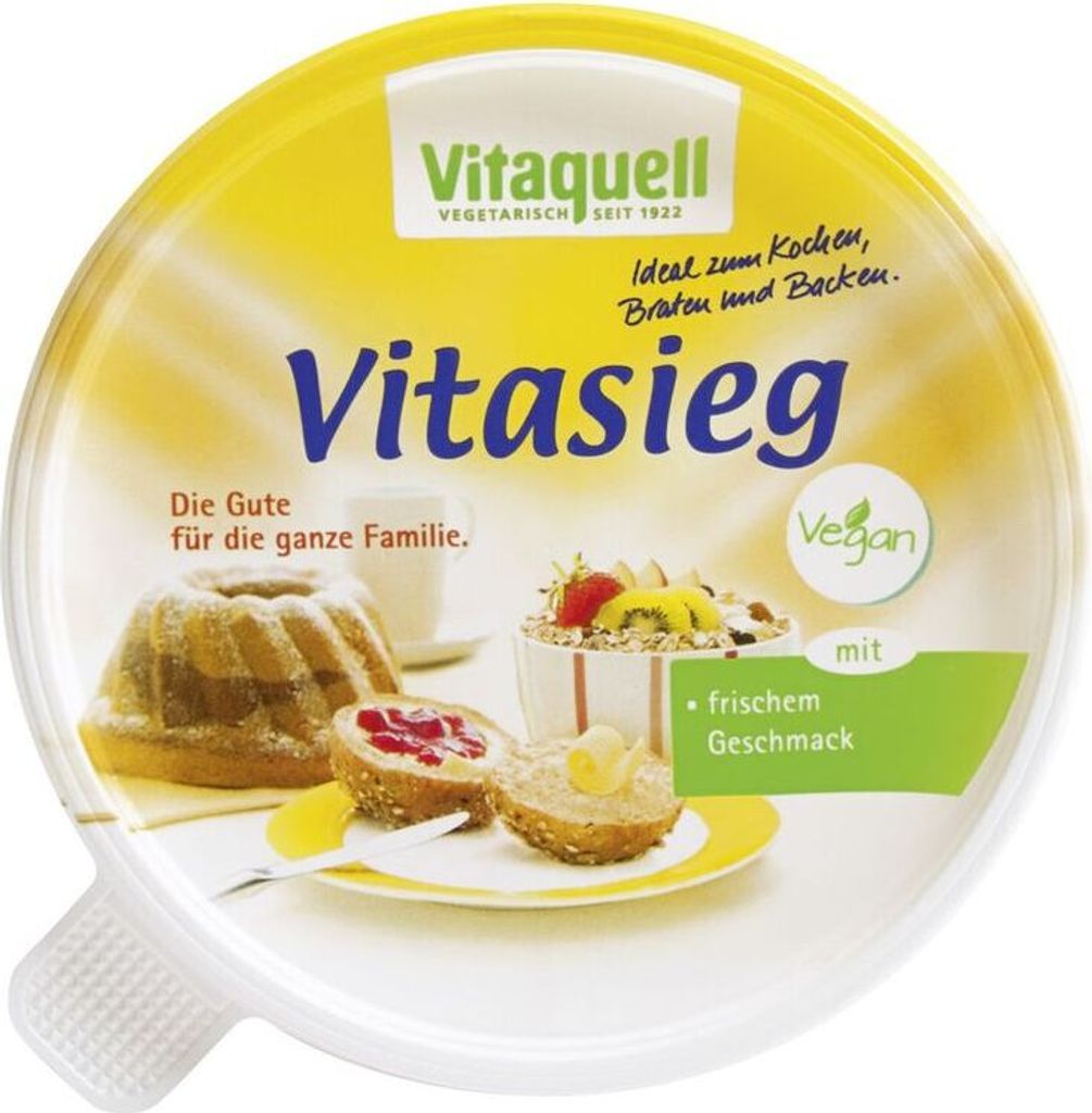 (12)Vitaquell Vitasieg Pflanzen Margarine 500g Produktbild 