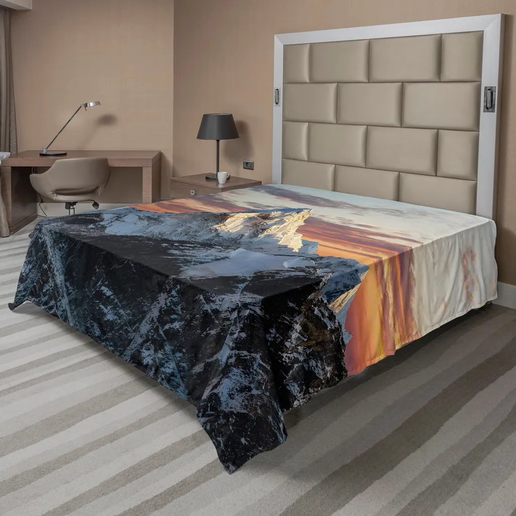 Lenzuolo Sopra Decorativo ABAKUHAUS Nepal 244x205cm | Easy-Care