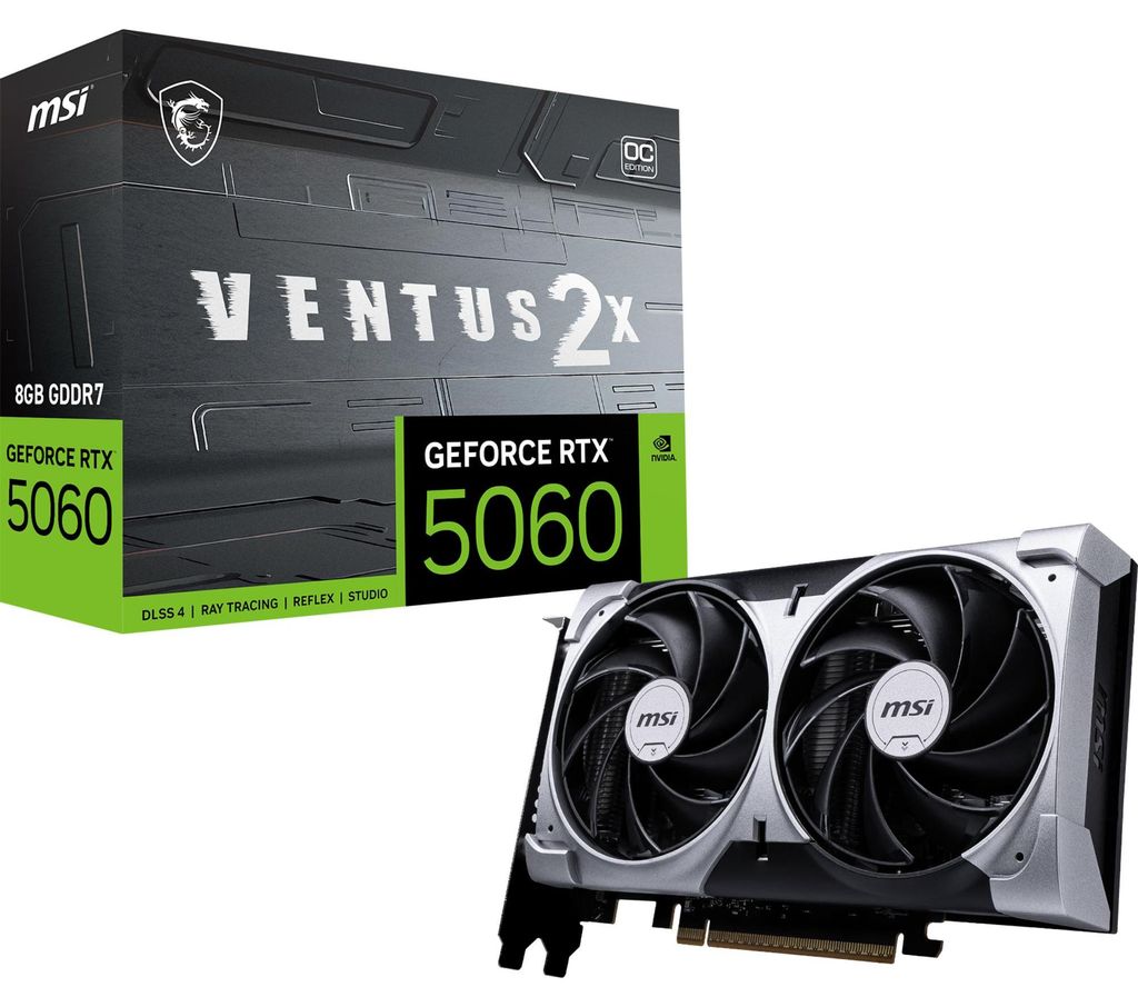 MSI RTX 5060 8G VENTUS 2X OC-Grafikkarte Produktbild 
