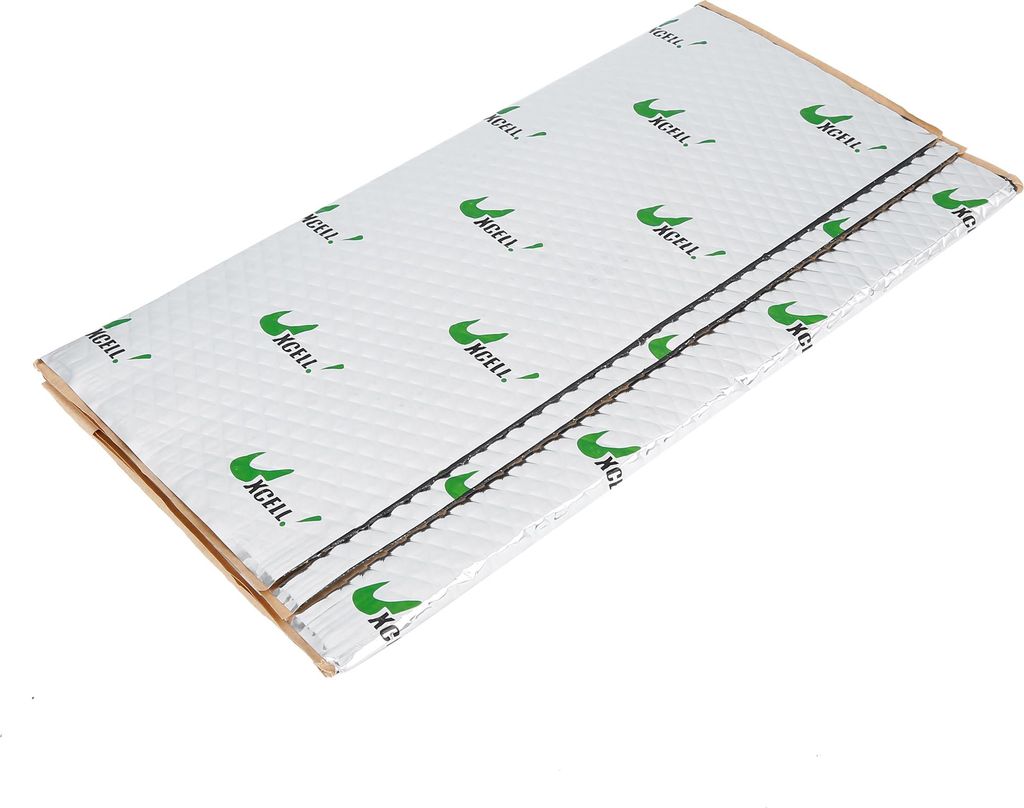 2 Stk. 80mil 5sqft Auto Schalldämpfer Wärmeschutzmatte Selbstklebende Alubutyl Anti Dröhn Dämmmatte 60*40cm