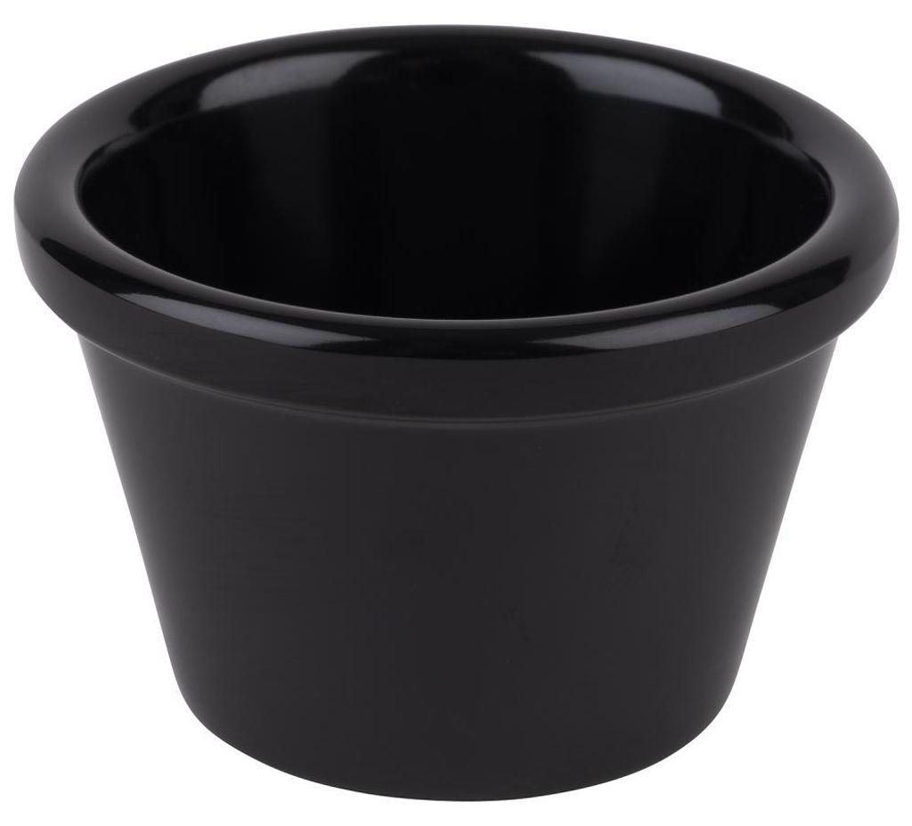 APS 83798 Dipschälchen CASUAL, Melamin, 50 ml, Ø 6 cm, Höhe 4 cm, schwarz, 24 Stück