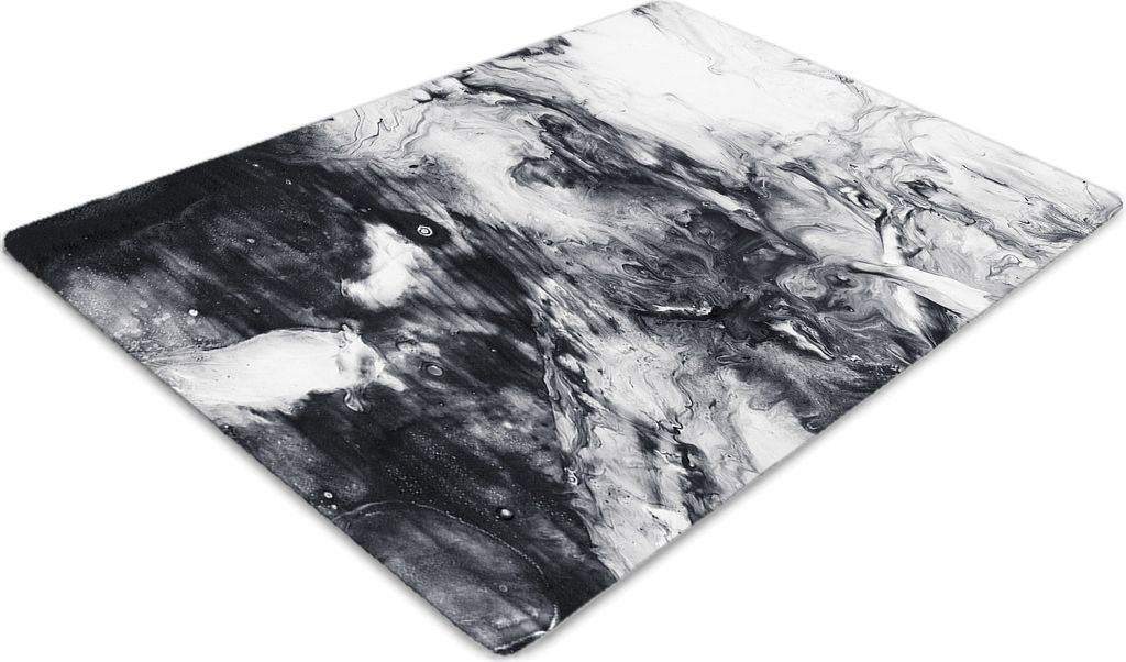 Stuhlunterlage Bürostuhlunterlage 120 cm x 90 cm Bodenmatte Bürostuhlunterlage - Lackierte Flecken