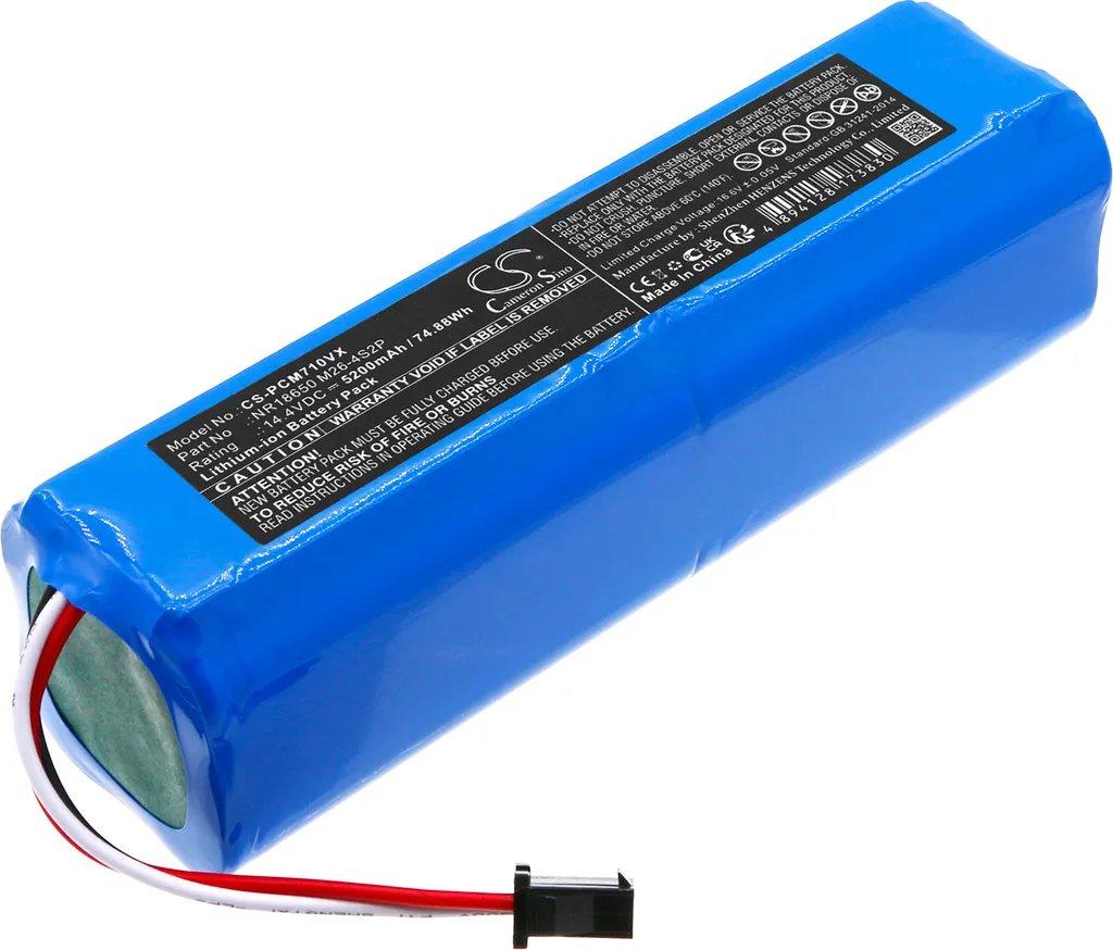 Batterie Lithium 14.4V Compatible Viomi Alpha 2 Pro Plus et Lenovo T1