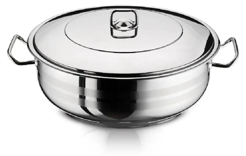 Hascevher casseroles peu profondes en acier inoxydable 38 x Image du produit 