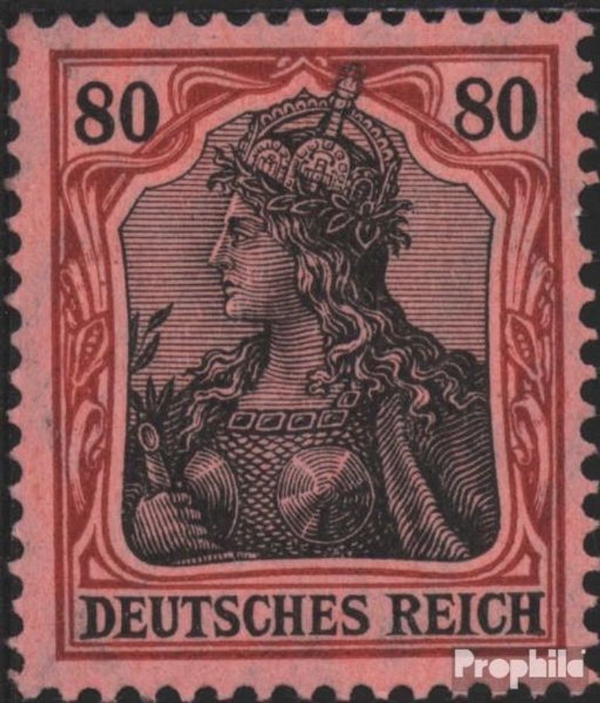 Briefmarken Deutsches Reich 1905 Mi 93I Friedensdruck gestempelt Germania