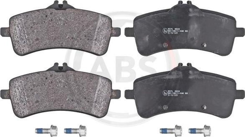 A.B.S. 35076 Bremsbelagsatz, Scheibenbremse OE 0004203800 kompatibel mit S-Klasse