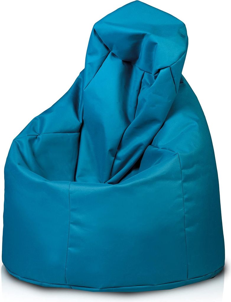 Ecopuf - Sitzsack Bean Bag Gamingsessel 90 x 130 cm, Active Hellblau Nc7