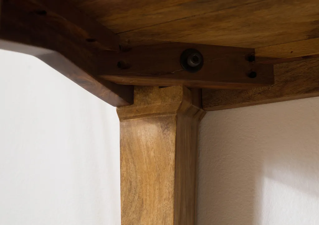 Console d'entrée en sheesham brun pour optimiser votre rangement - 5