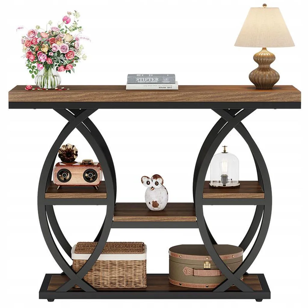 Petite console d'entrée stable pour ranger vos clés et décorer 100x80cm