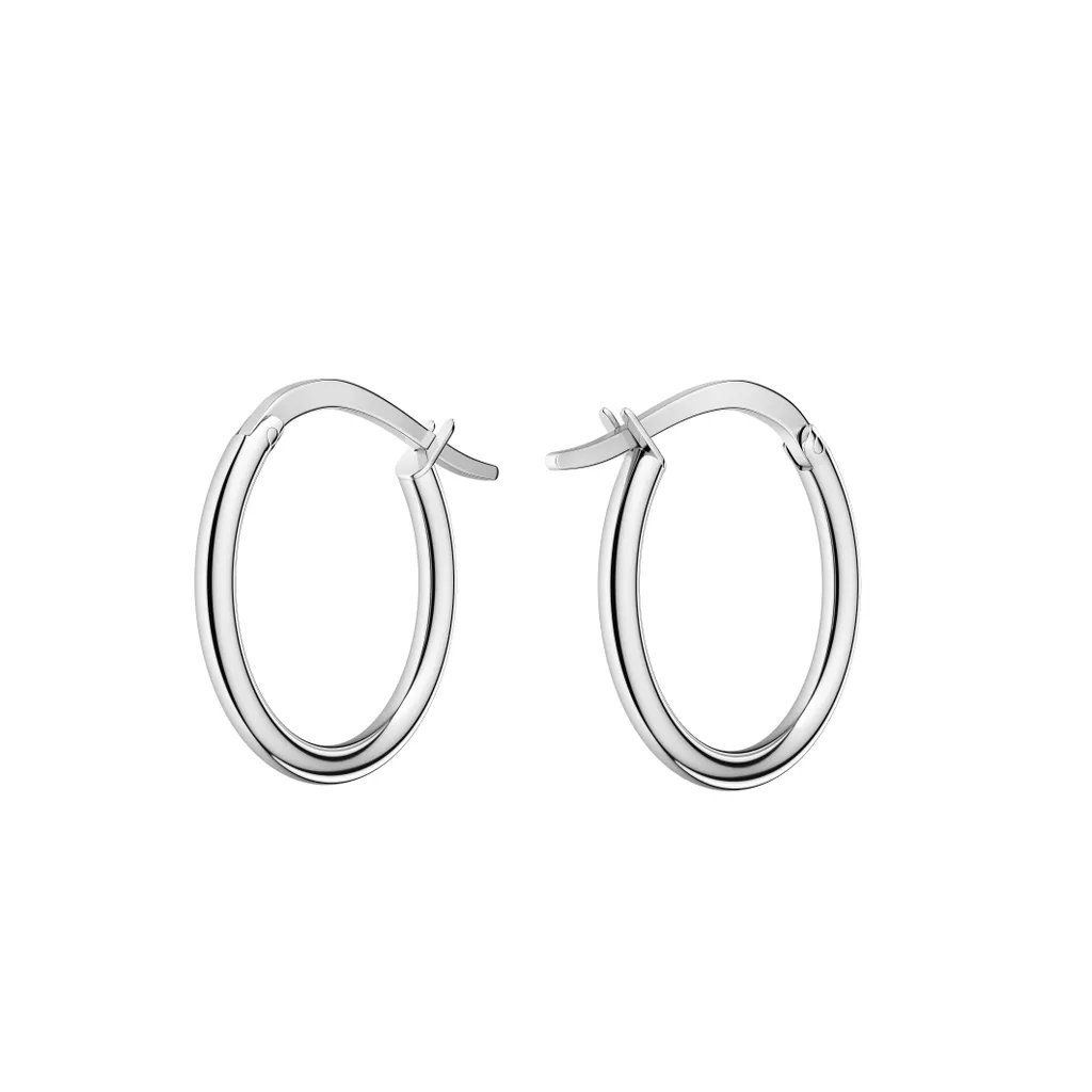 Orecchini Tondi Essentials JELHS-J584 in Acciaio - Eleganza Quotidiana