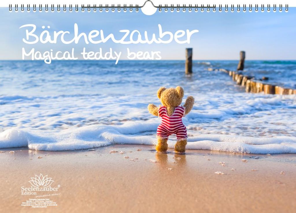 Bärchenzauber DIN A3 Immerwährender Kalender Teddy und Bärchen - Seelenzauber