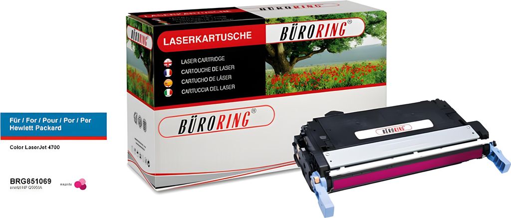 Toner Cartridge magenta für HP Color LaserJet 4700