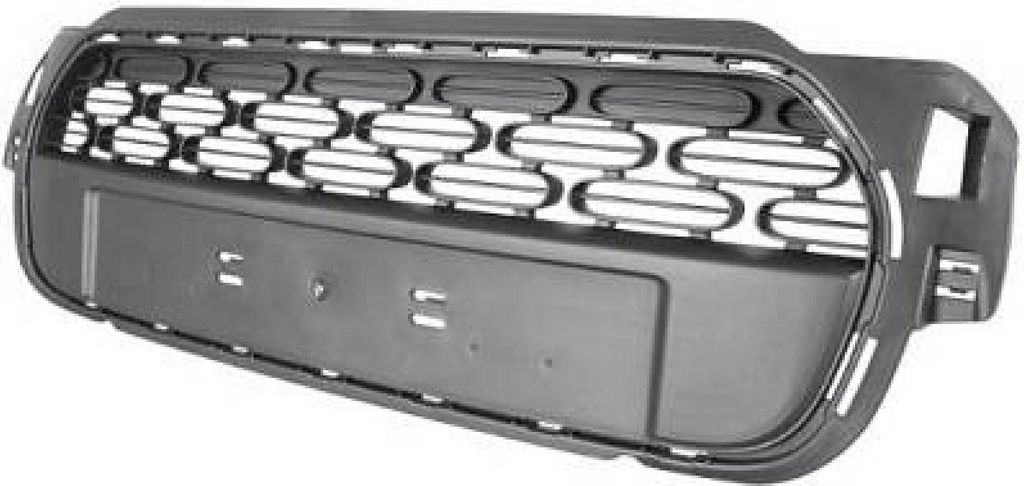 DIEDERICHS Lüftungsgitter Grill Stoßfänger für CITROËN C3 III (SX) Dunkelgrau