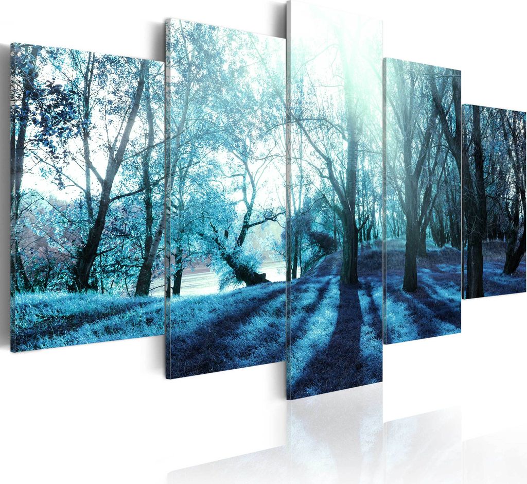 Leinwandbilder 200x100 cm Vlies Leinwandbild 5 tlg Produktbild 