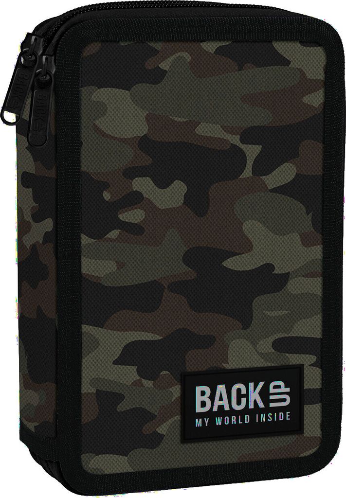 Camouflage 2 - Fach Federtasche gefüllt Federmäppchen Produktbild 