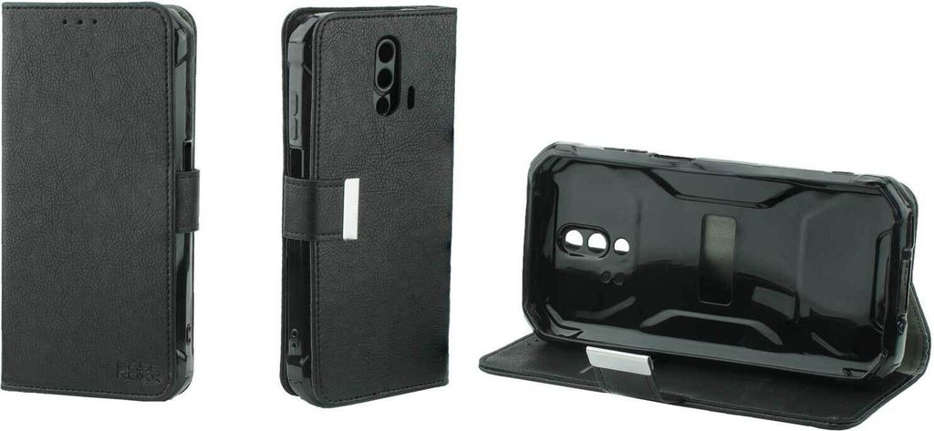 caseroxx Handy Hülle Tasche kompatibel mit Blackview BV7200 Bookstyle-Case Wallet Case in schwarz