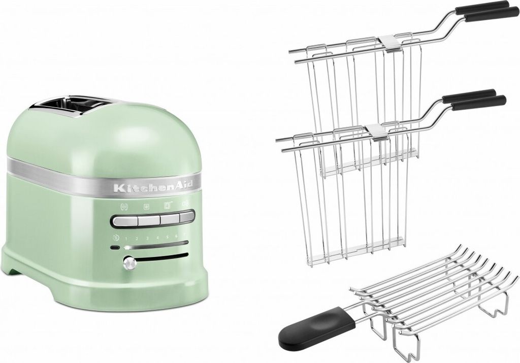 KitchenAid Paket 2, 2-Scheiben Toaster Artisan 5KMT2204, Farbe:Pistazie