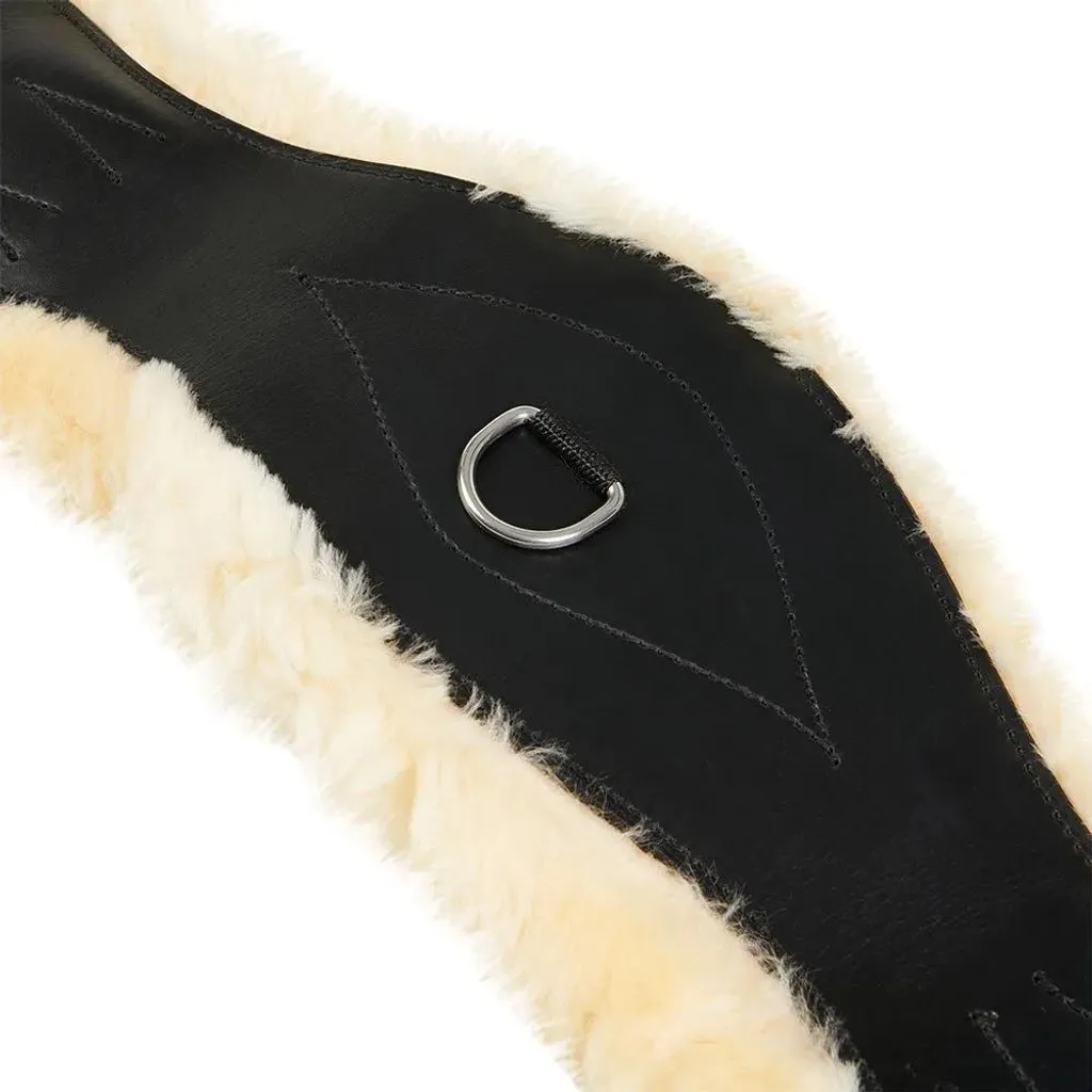 Sangle de dressage noire 75 cm Equestro Gisele pour confort optimal