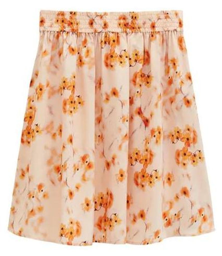 Woven Skirts 9584 Bright Orange_Multi_01 Größe 40