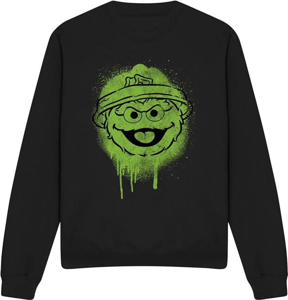 Sesame Street - Sweatshirt für Herren/Damen Uni TV20068 (L) (Schwarz/Grün)