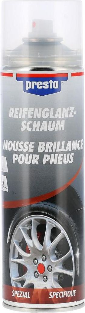 Presto Brillance des pneus - Mousse 500ml Image du produit 