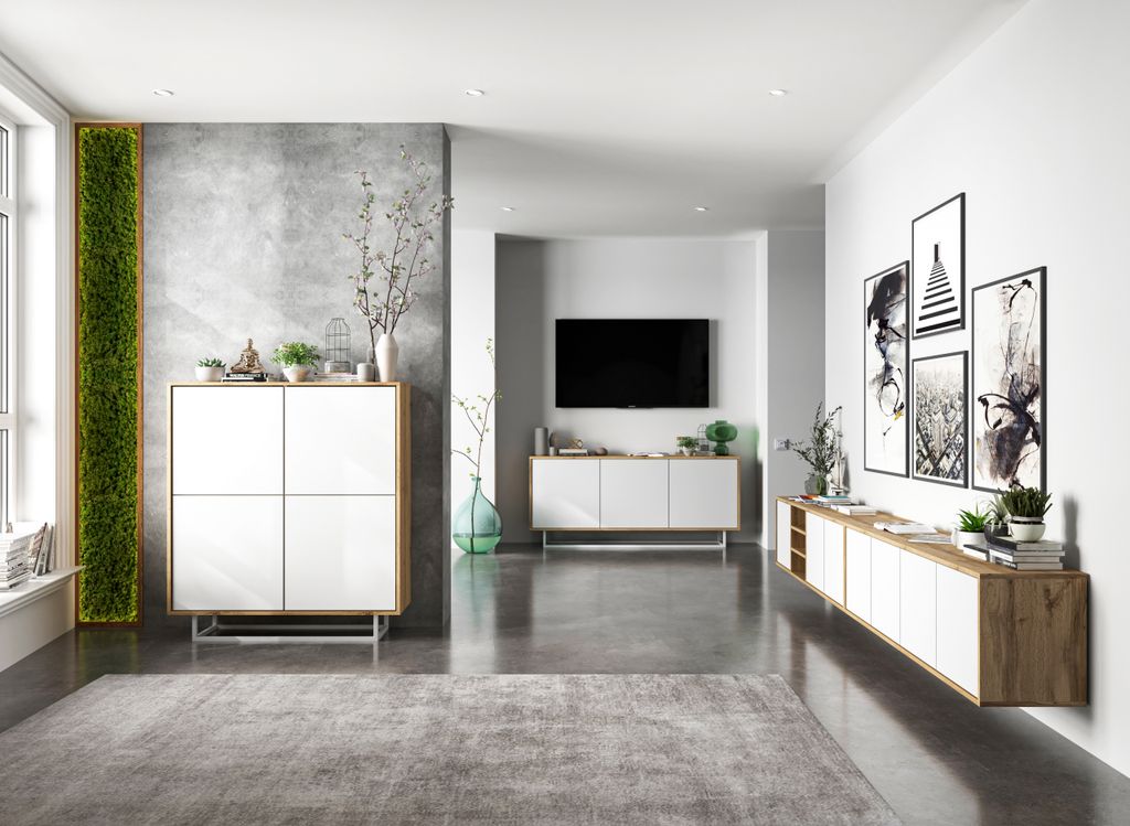 TV-Wandschrank TV-Schrank Fernsehschrank Apollo 2 Viertürig Produktbild 5