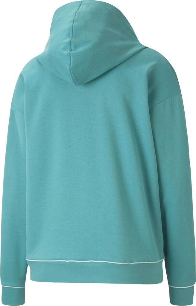 Puma Kapuzenpullover Modern Sports Hoodie Damen, Farbe:Türkis, Größe:L