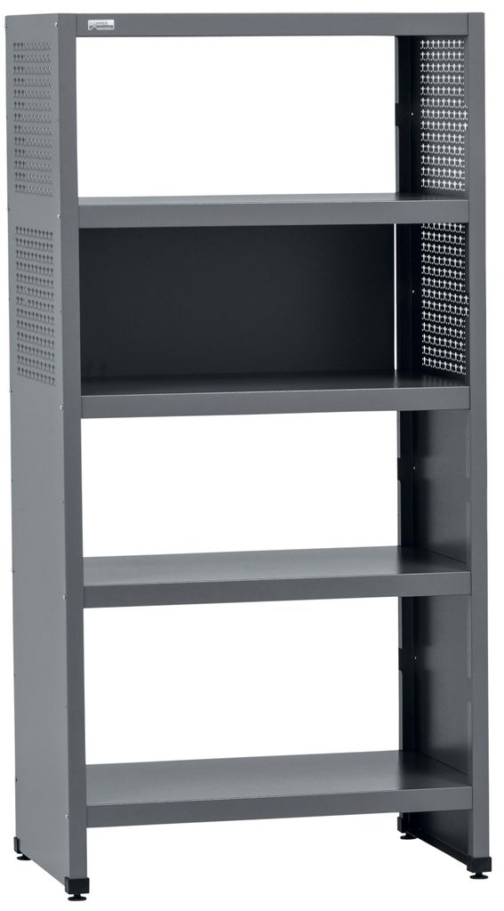 Küpper Regal Serie 89202, 180x91x53 cm, 5 verstellbare Böden, 75 kg Traglast pro Boden
