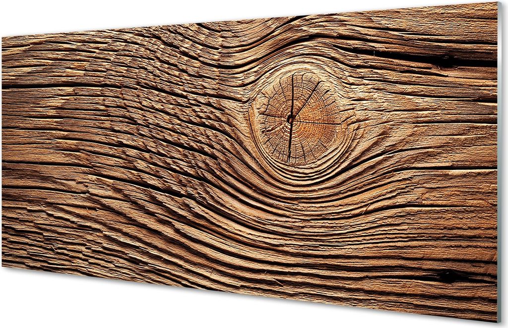Glasbilder 120x60 Wandkunst Holzplattenstruktur