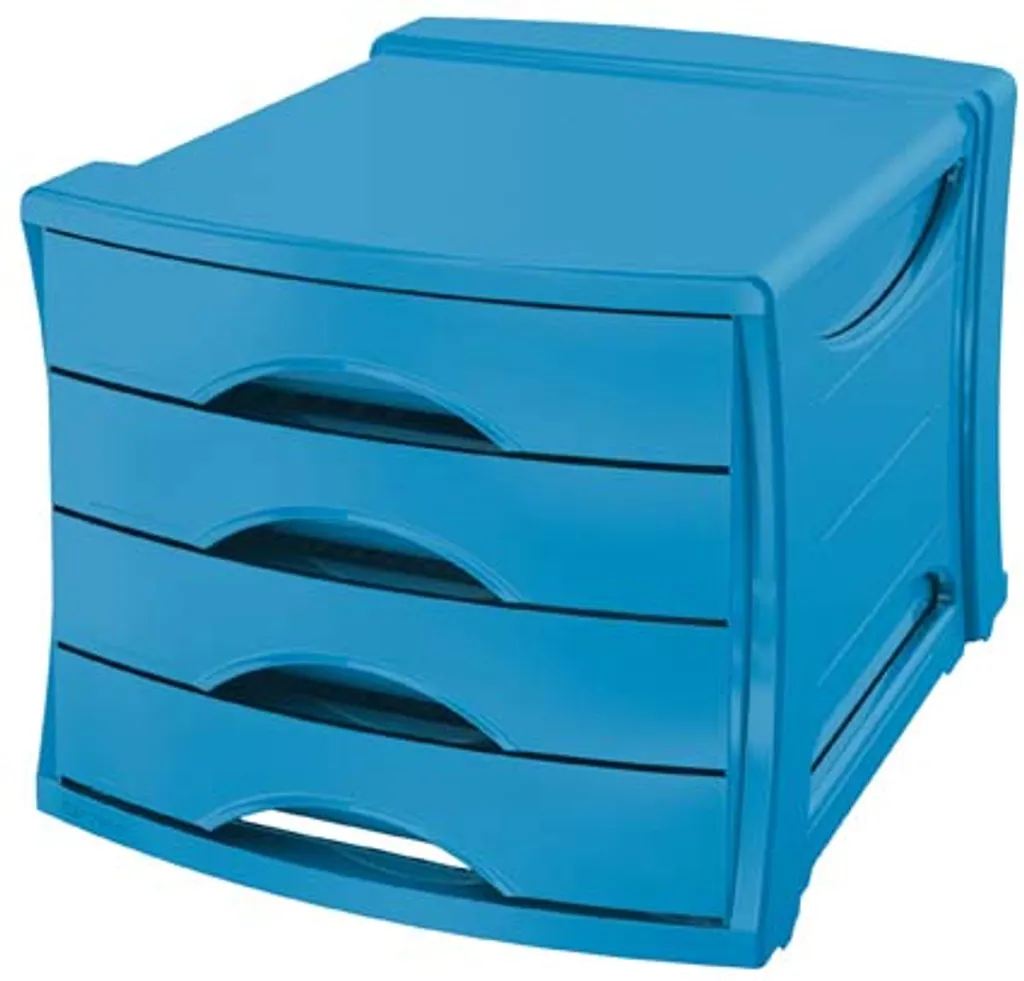 Corbeille à Courrier A4 Esselte Vivida Bleu Translucide Haute Qualité