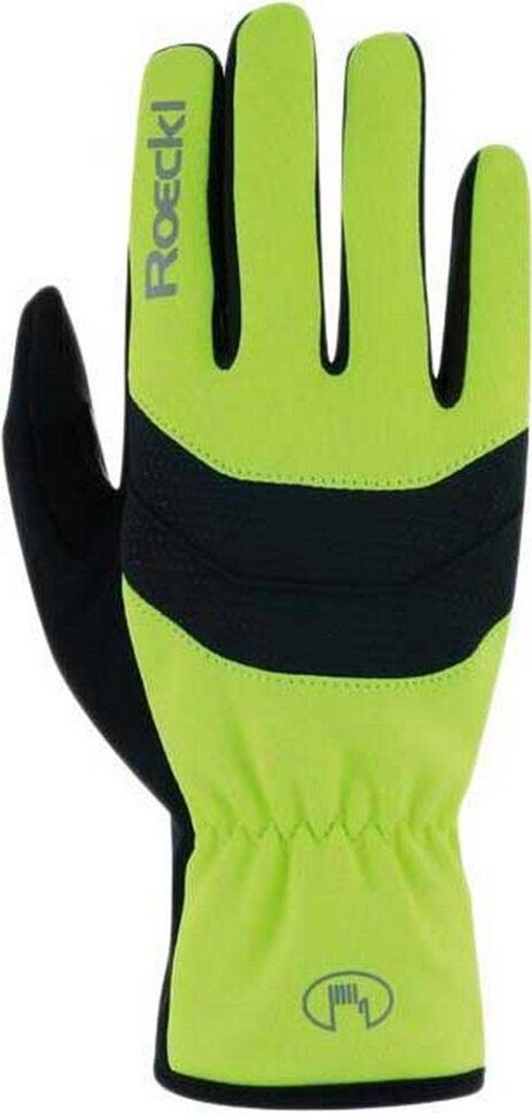 Roeckl Raiano Radhandschuhe, Farbe:fluo yellow, Größe:7.0