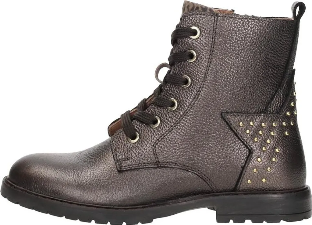 Chaussures Montantes en Cuir Marron Taille 31 avec Lacets KEQ