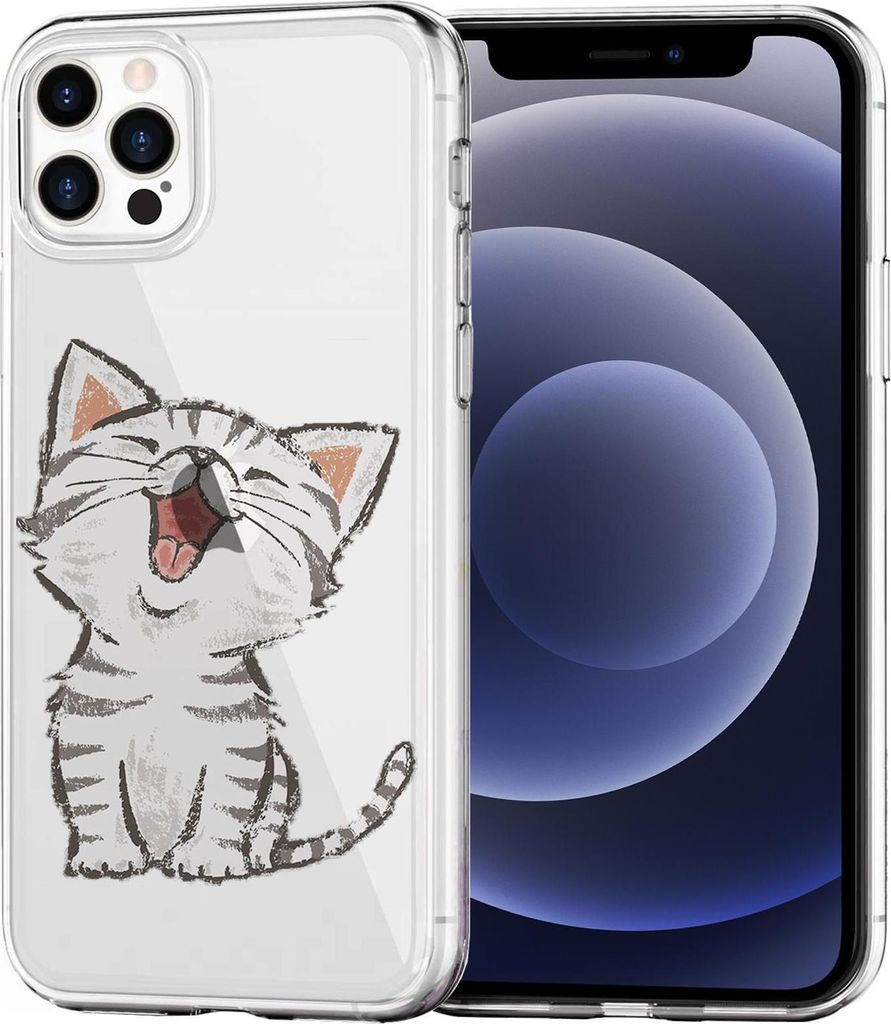Motiv TPU Cover für Apple iPhone 12 / 12 Pro Hülle Silikon Case mit Muster Handy Schutzhülle
