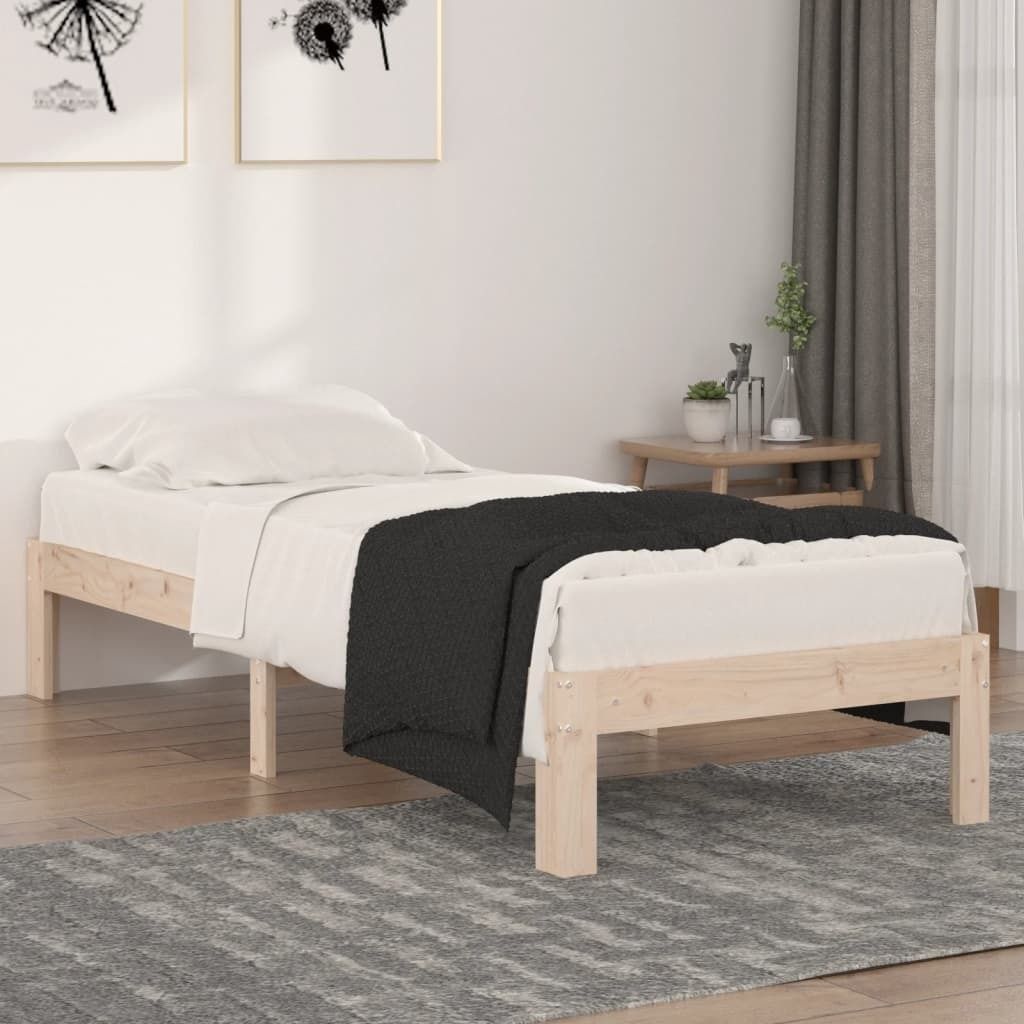 The Living Store Massivholzbett 75x190 cm