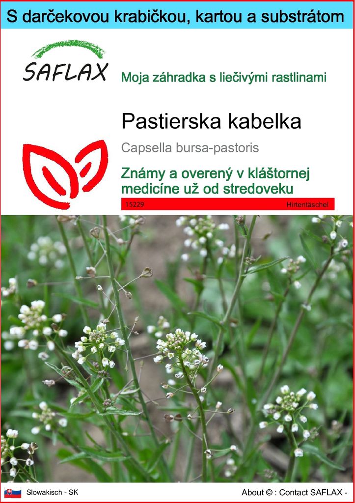 SAFLAX Darčeková sada - pastierska kabelka - Capsella Obrázok produktu 
