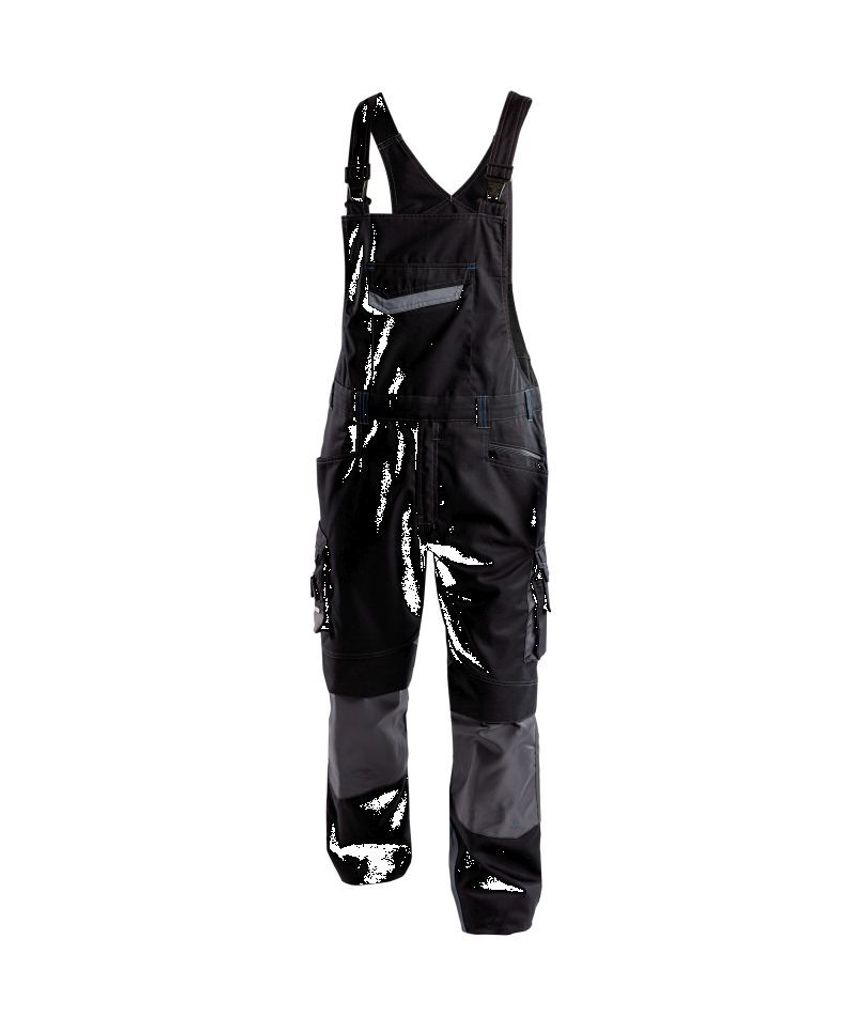 DASSY Voltic Arbeitslatzhose mit Kniepolstertaschen SCHWARZ/ANTHRAZITGRAU Gr.44 Länge: STANDARD