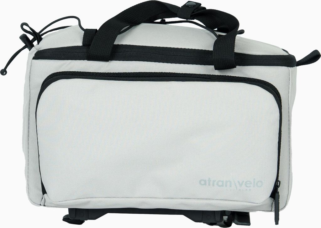 ATRAN VELO System - Gepäckträgertasche "Zap Top", hellgrau